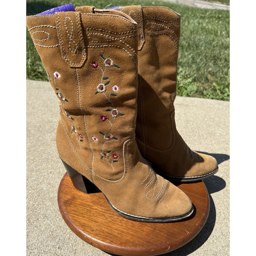 Anthropology Seychelles Western Boots Womens Sz 8 Embroidered Cowgirl Festival - Picture 4 of 16